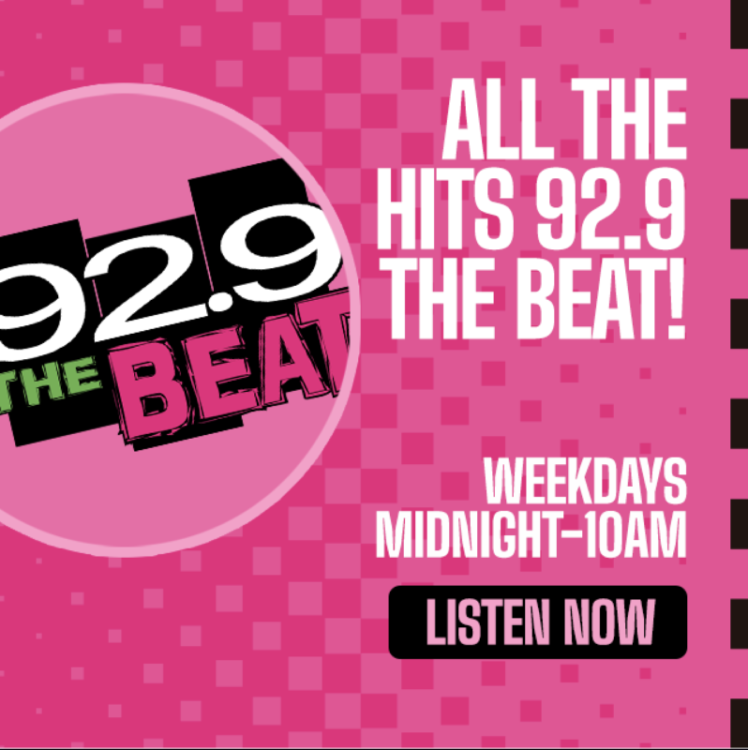 ALL THE HITS 92.9 THE BEAT!